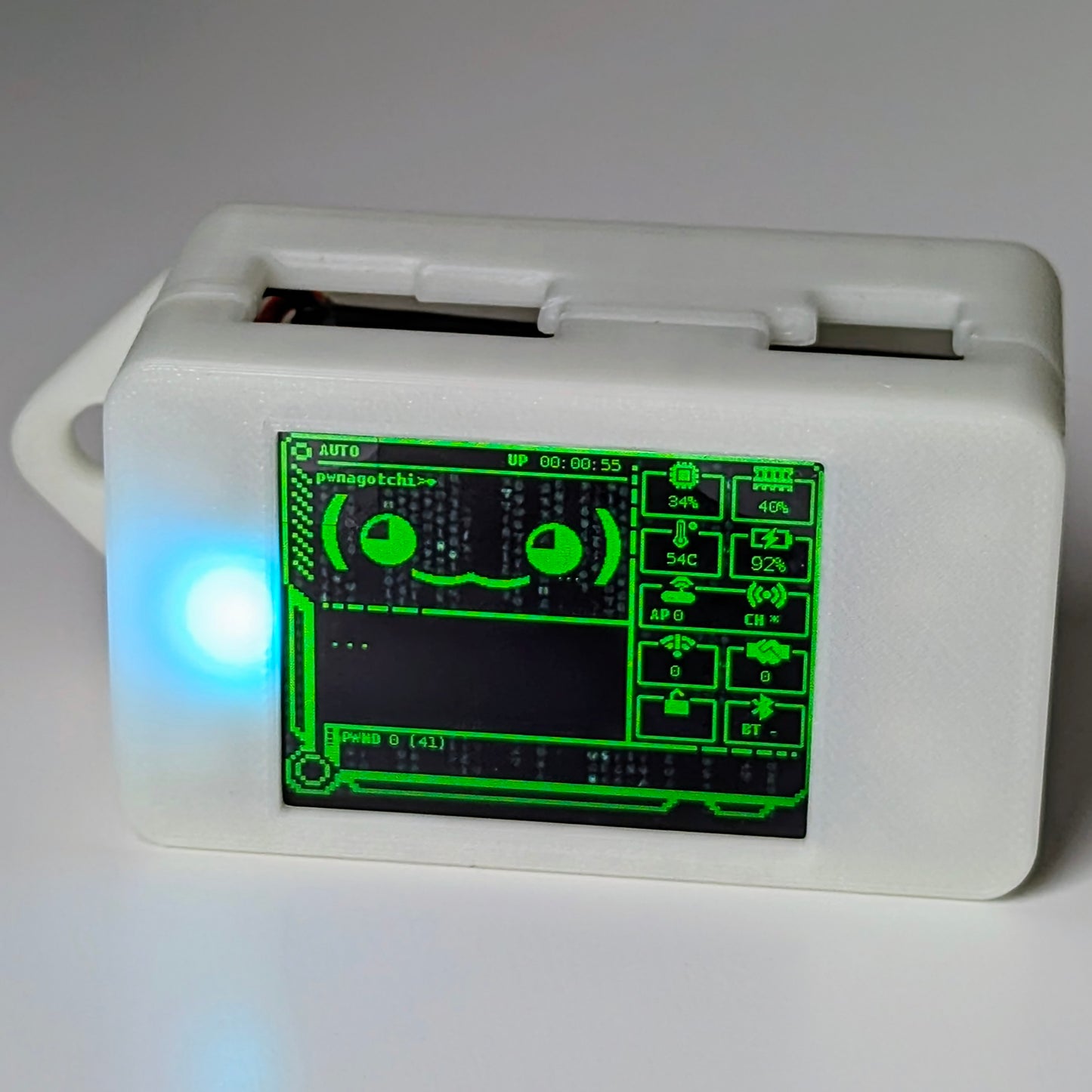 Cyber Pwnagotchi Fancygotchi with Battery