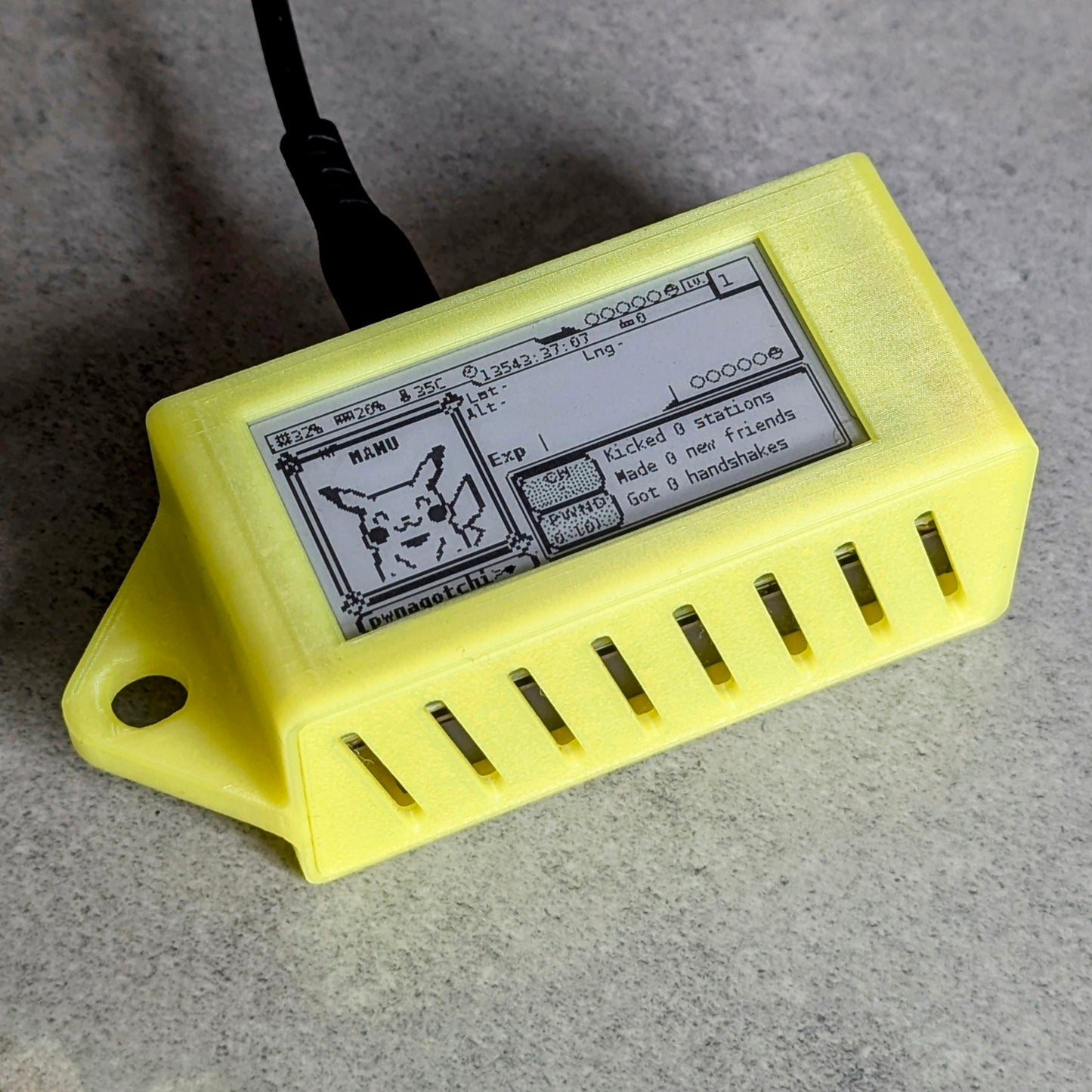 Pwnachu Pwnagotchi Fancygotchi with Battery