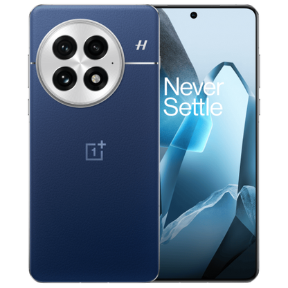 OnePlus smartphone showing back and front views on a transparent background