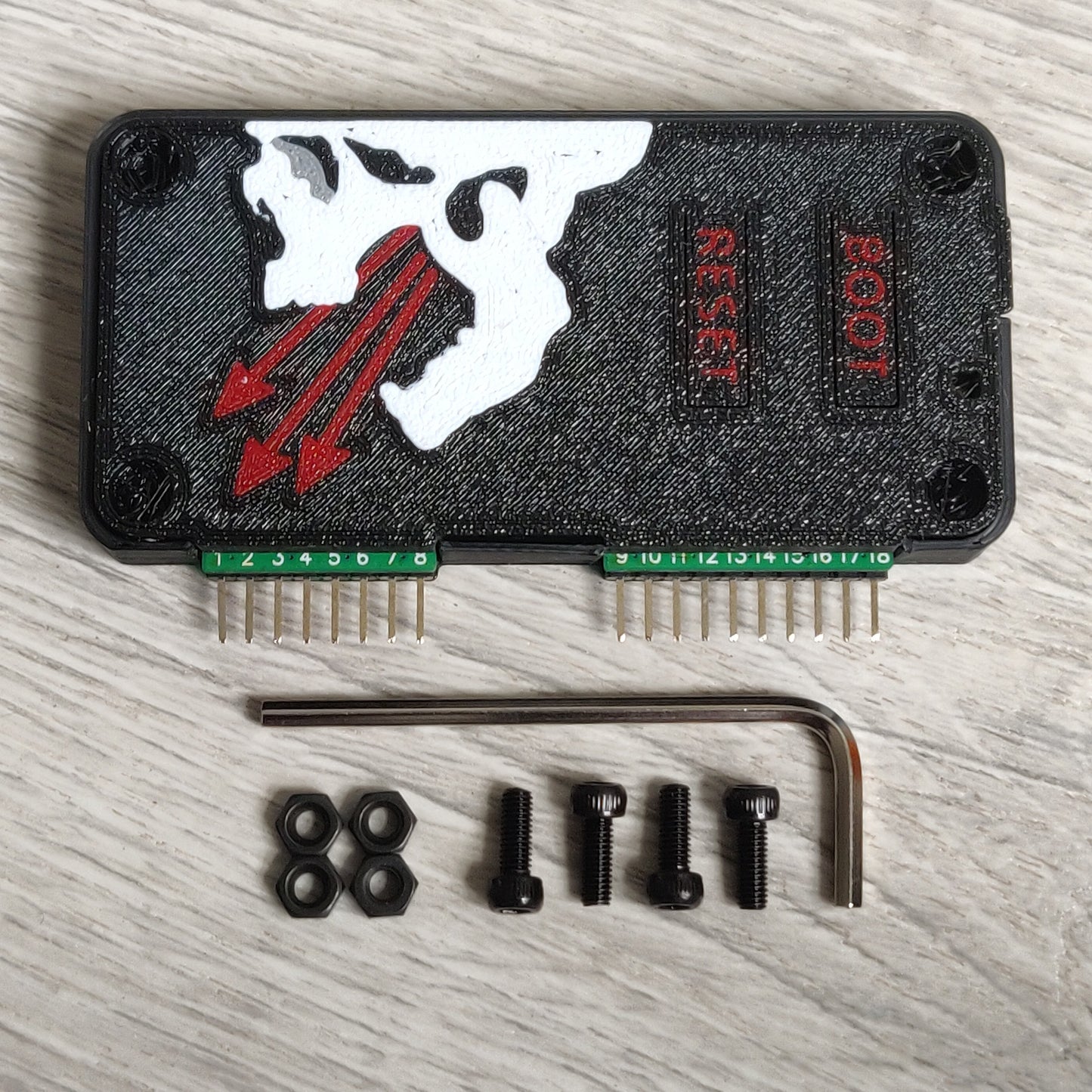 Flipper Zero Marauder WiFi Dev Board Case and Pin Protector