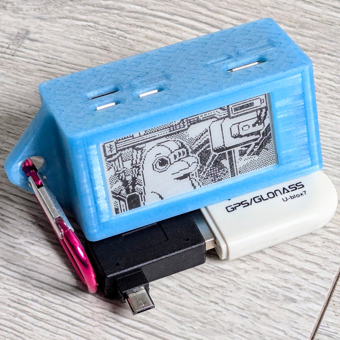 Pwnagotchi Case: PiSugar2/3/S 1200mAh Battery Compatible