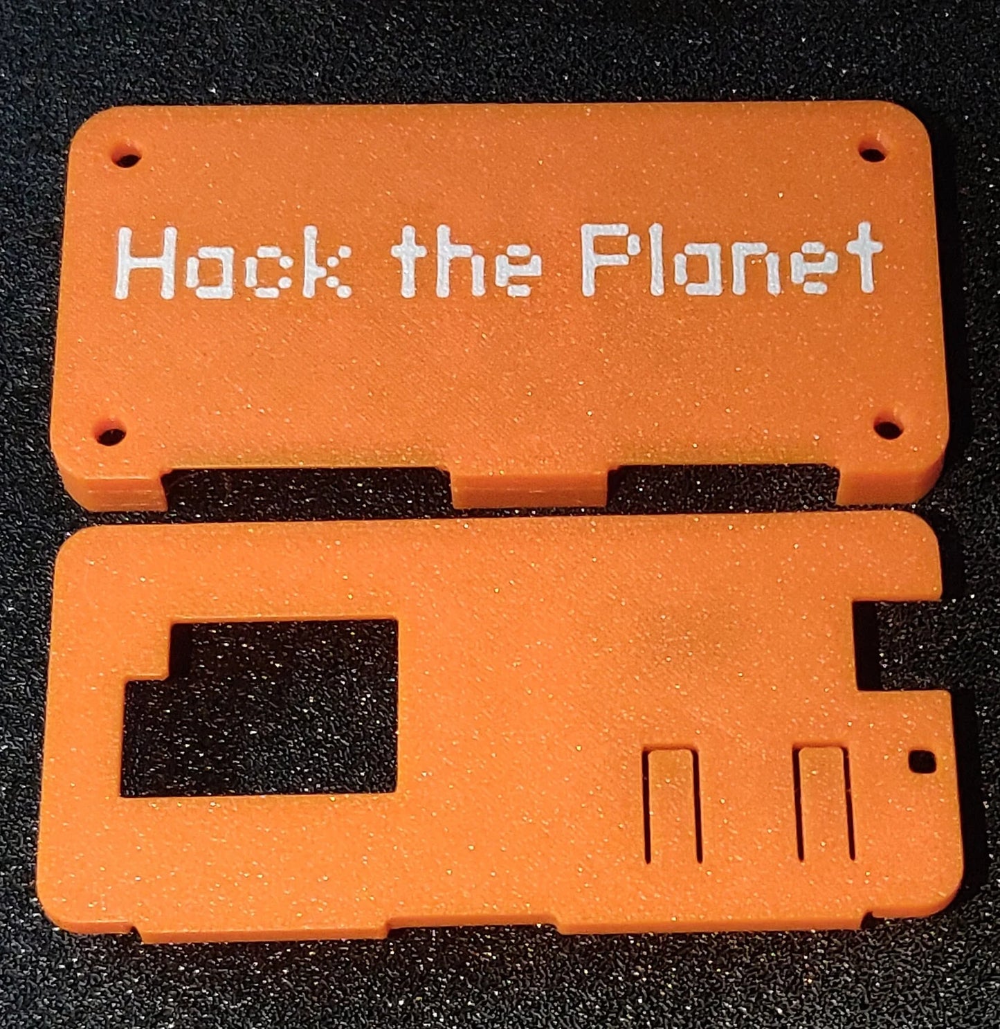 Flipper Zero Wifi Dev Board Case: "Hack the Planet" Minimalist Design Case