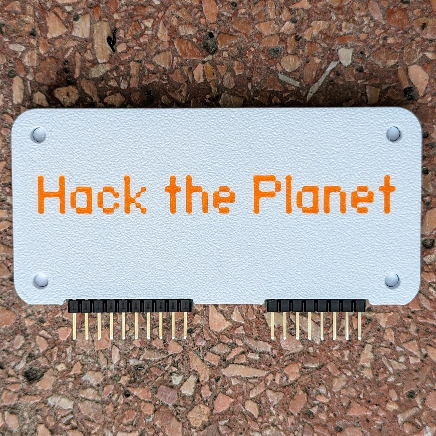 Flipper Zero Wifi Dev Board Case: "Hack the Planet" Minimalist Design Case