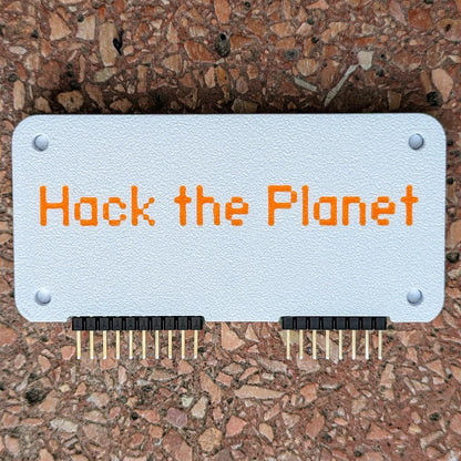Flipper Zero Wifi Dev Board Case: "Hack the Planet" Minimalist Design Case