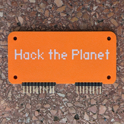 Flipper Zero Wifi Dev Board Case: "Hack the Planet" Minimalist Design Case