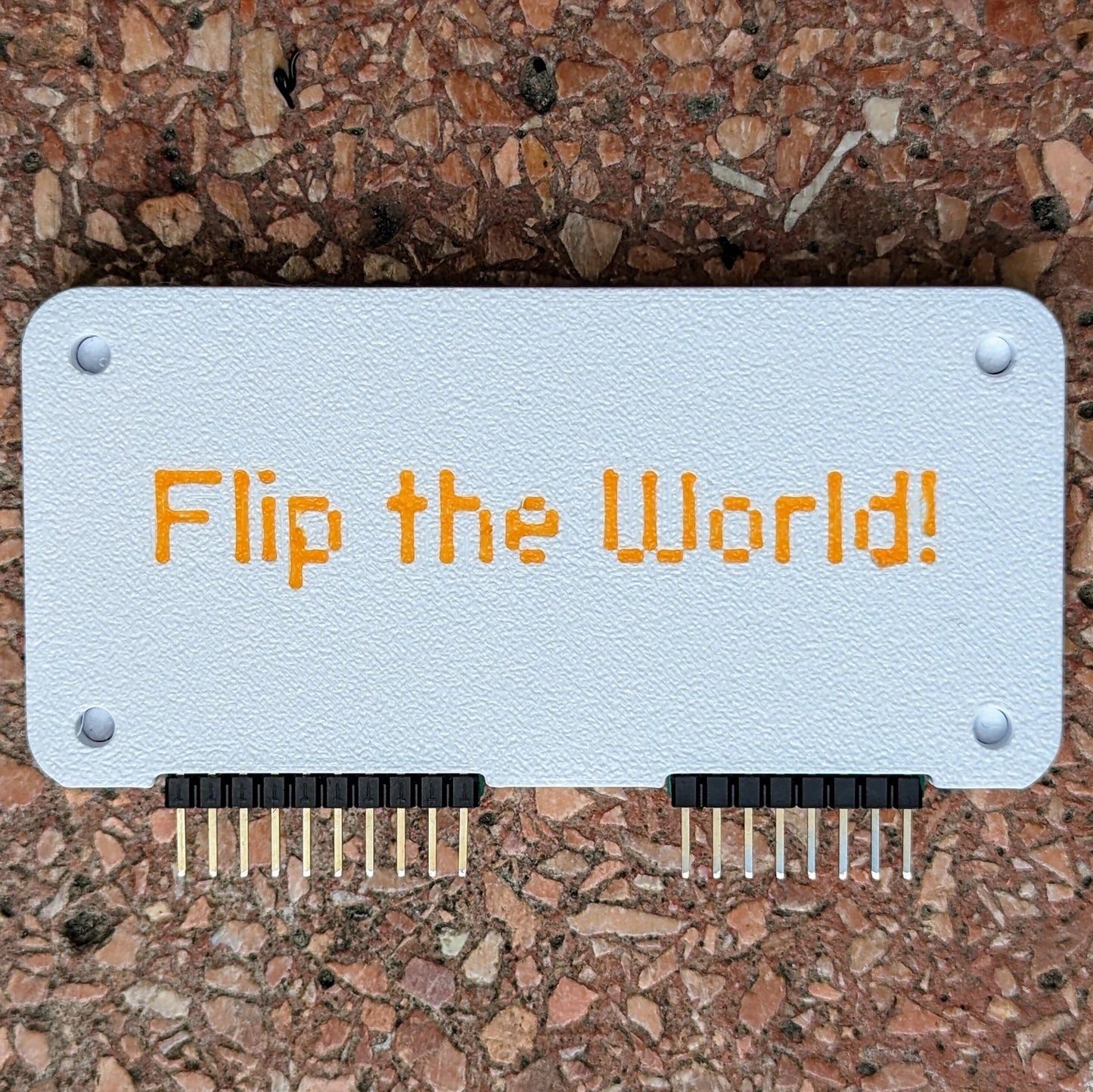 Flipper Zero WiFi Dev Board Case "Flip the World" Minimalist case with Pin Protector