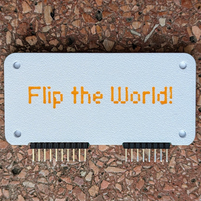 Flipper Zero WiFi Dev Board Case "Flip the World" Minimalist case with Pin Protector