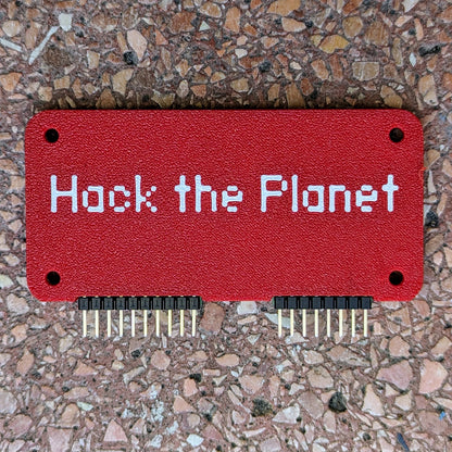 Flipper Zero Wifi Dev Board Case: "Hack the Planet" Minimalist Design Case