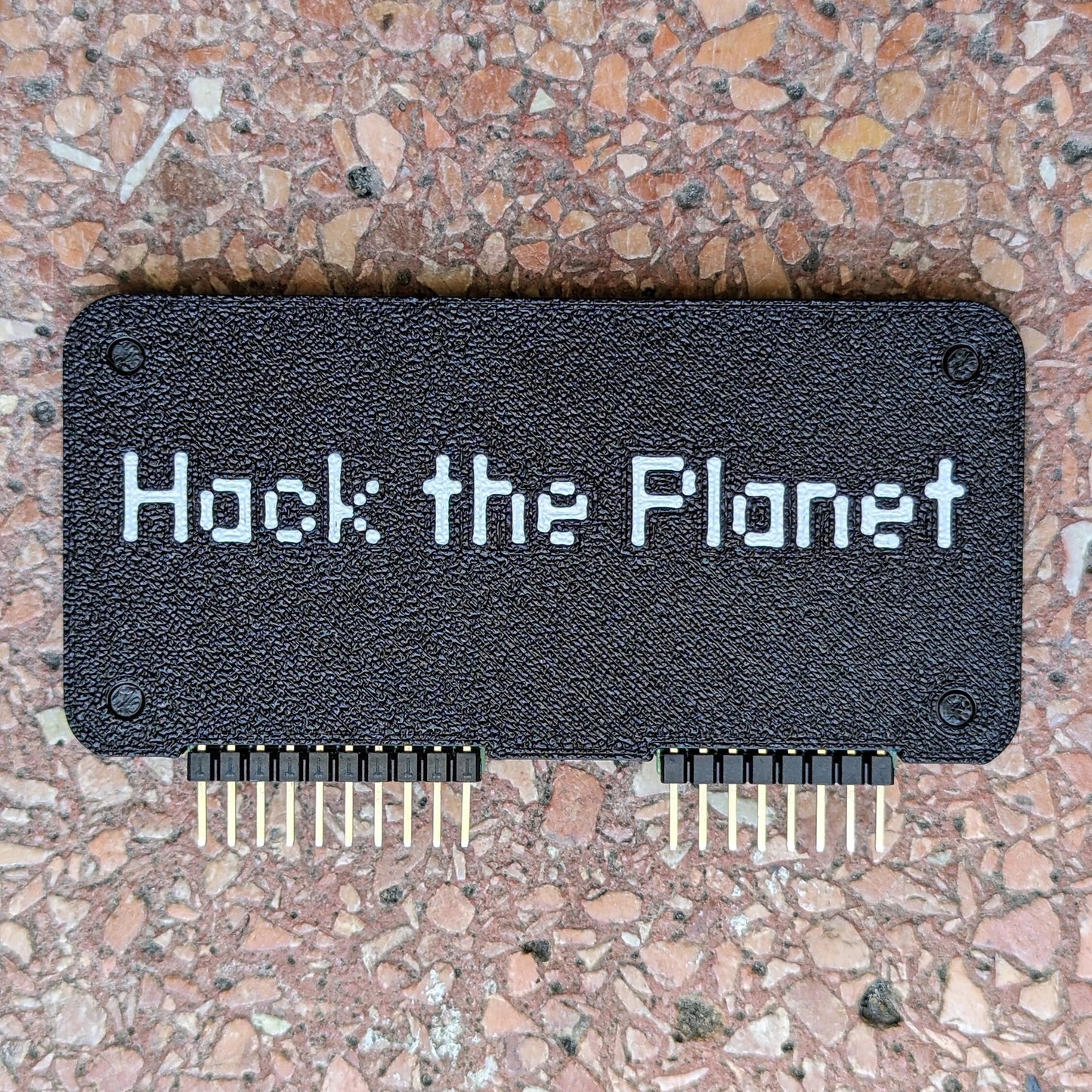 Flipper Zero Wifi Dev Board Case: "Hack the Planet" Minimalist Design Case