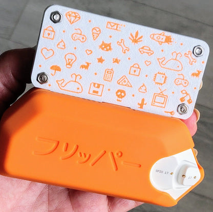 Flipper Zero Pixel Art Wifi Dev Board Case plus Pin Protector