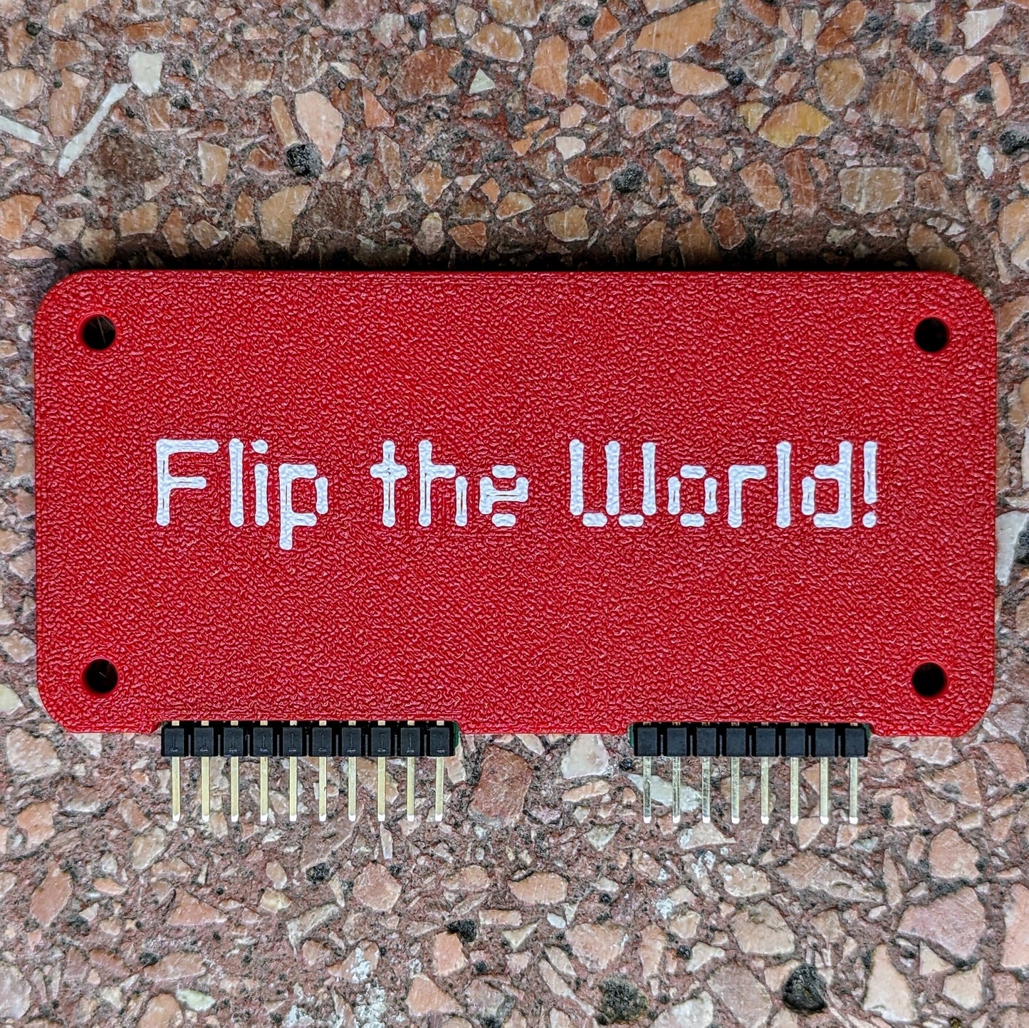 Flipper Zero WiFi Dev Board Case "Flip the World" Minimalist case with Pin Protector