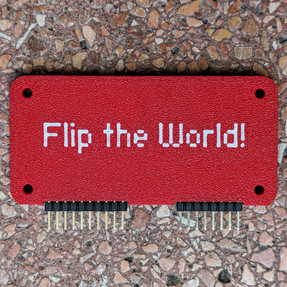 Flipper Zero WiFi Dev Board Case "Flip the World" Minimalist case with Pin Protector