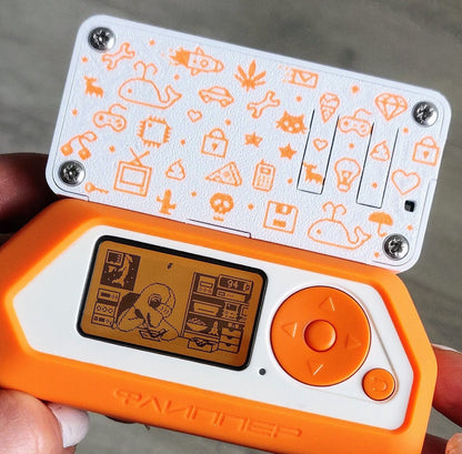 Flipper Zero Pixel Art Wifi Dev Board Case plus Pin Protector