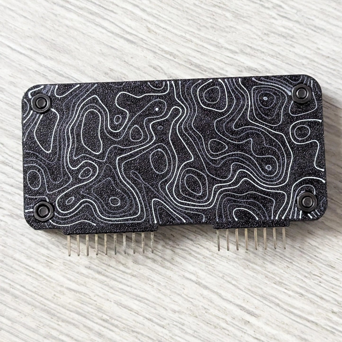 Flipper Zero Custom Topographic Style WiFi Devboard Case with Pin Protector
