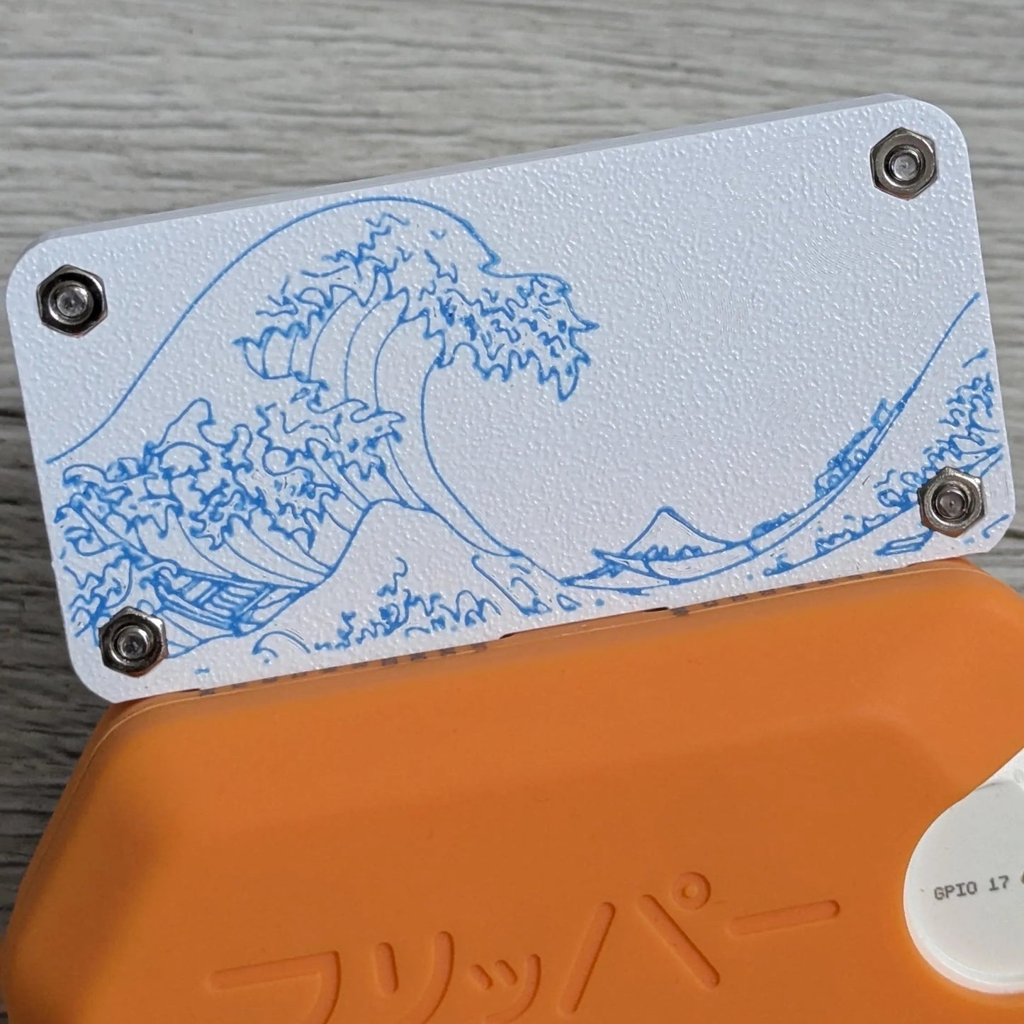The Great Wave Custom Flipper Zero Wifi Devboard Case with Pin Protector
