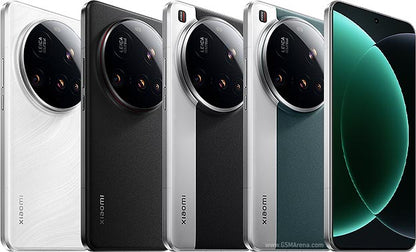 Five Xiaomi 15-ultra smartphones in different colours displayed side by side.